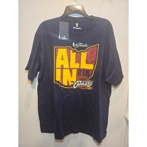 Fanatics Men's Cleveland Cavaliers 2016 Championship‎ Navy Tee Size XL NWT